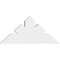 Ekena Millwork Saratoga Architectural Grade PVC Gable Bracket, 36"W x 16 1/2"H x 4"D x 6"F, 11/12 Pitch GBP036X17X0406SAR00 - alternate 5